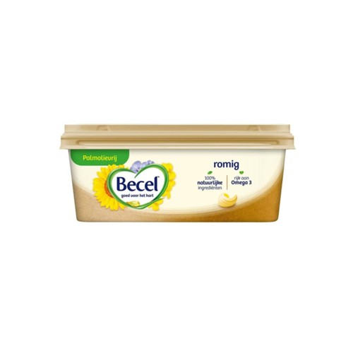 Becel margarine romig kuipje 225 gram