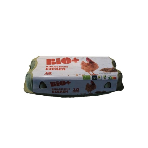 Bio+ Biologische eieren bakje 10 stuks