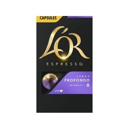 L'or koffiecapsules lungo profondo Doos 52 Gram