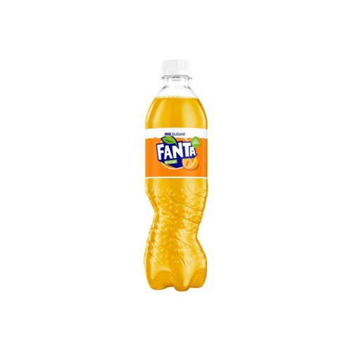 Fanta orange no sugar fles 500 ml