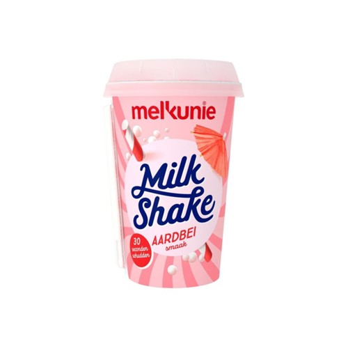 Melkunie milkshake aardbei 200 ml