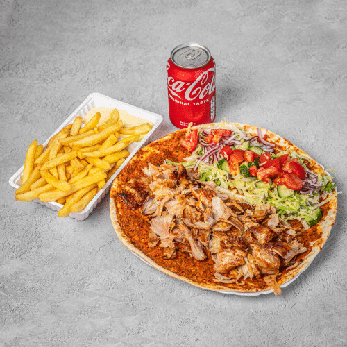 Turkse pizza vlees menubox