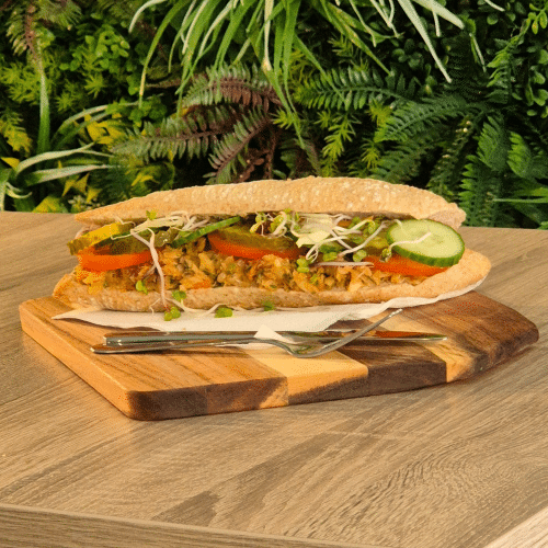 Broodje bacalhau pittig