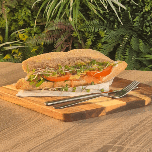 Broodje gerookte zalm