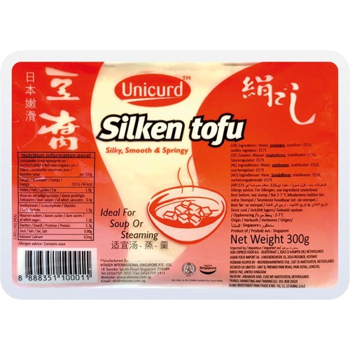 Unicurd  Zijdezachte Tofu (Rood) 300g