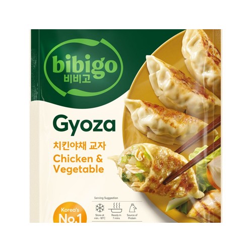 CJ  Bibigo Gyoza Dumplings Kip en Groente 600g