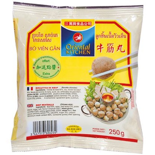 Oriental Kitchen  Runderballetjes met Pezen 250g