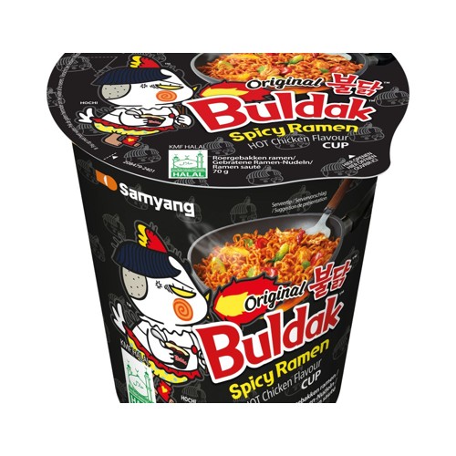 Samyang  Buldak Instant Cup Noedels Hete Kipsmaak 70g