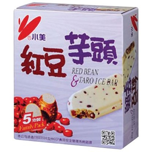 Xiao Mei Red Bean & Taro Ice Bar 5 x 80g