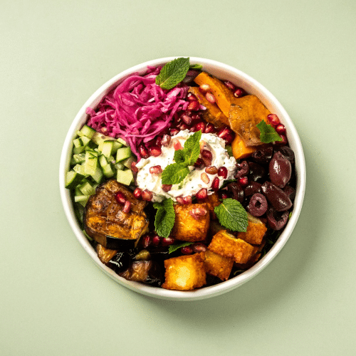 Haloumi heaven salade