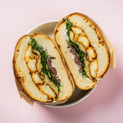 Haloumi sandwich