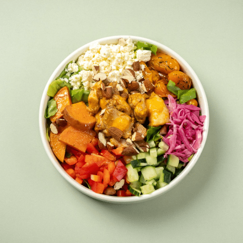 Shawarama kip salade