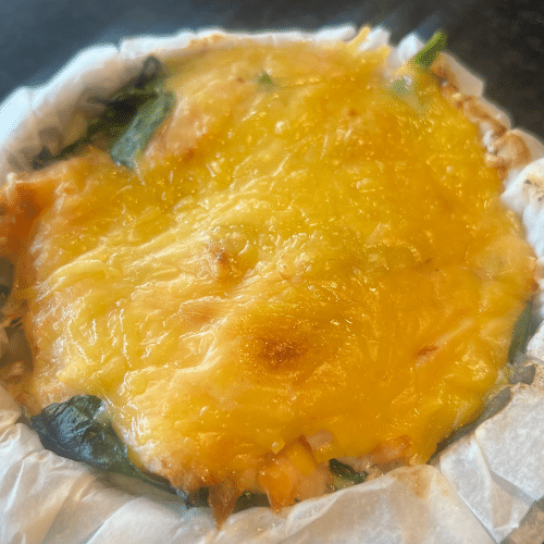 Zalm spinazie schotel