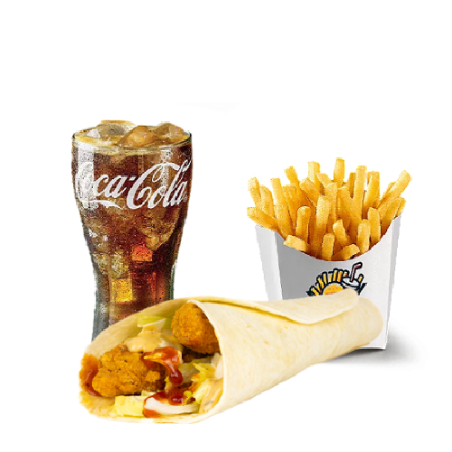 Classic chicken wrap menu