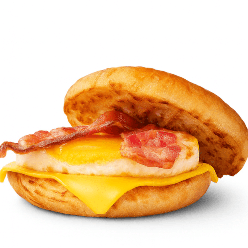 Croissant bacon and egg
