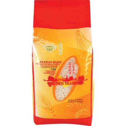 Golden Diamond  Pandanrijst (Heel) 1kg