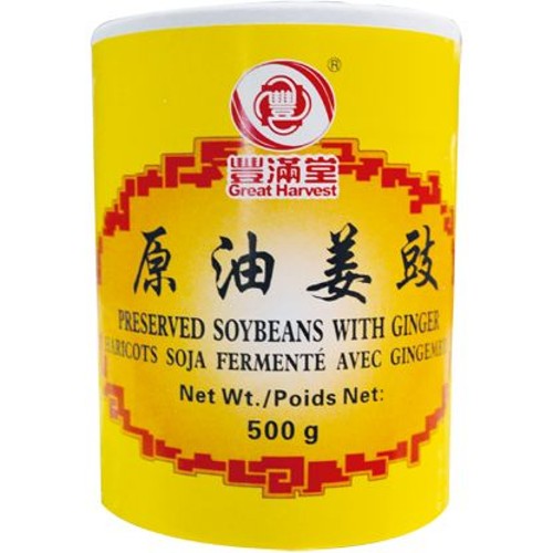 Great Harvest  Geconserveerde Sojabonen met Gember 500g