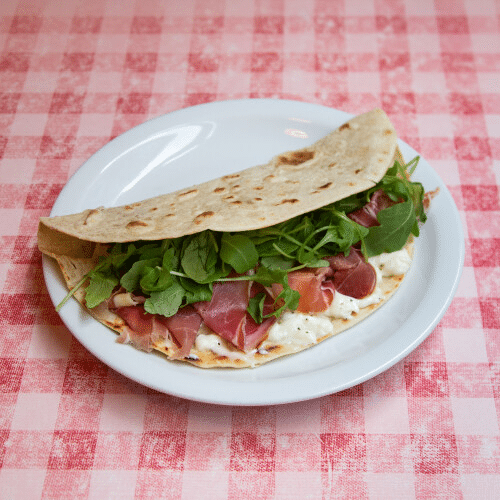 Piadine prosciutto