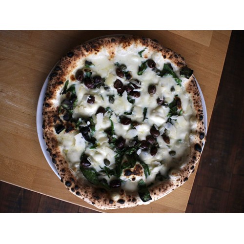 Pizza ortolana bianca