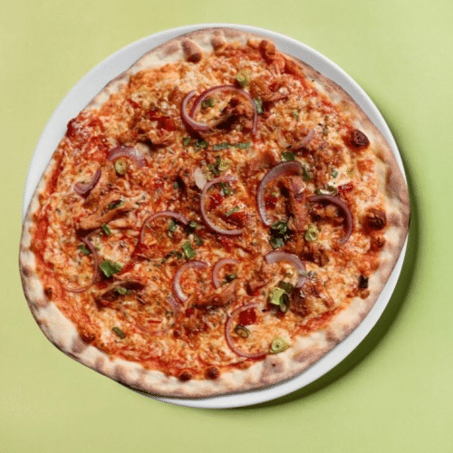 Pizza pollo piccante