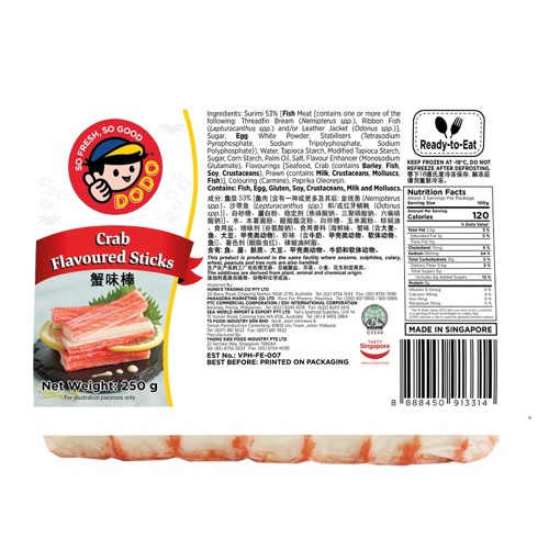 Do Do  Surimi Krabsticks 250g