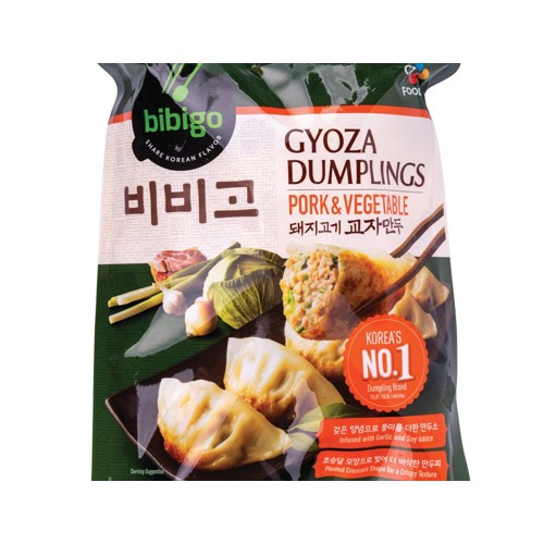 CJ  Bibigo Gyoza Dumplings Varken en Groente 600g