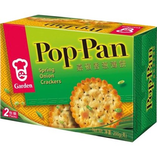 Garden Pop Pan Spring Onion&Chive Crackers 200g