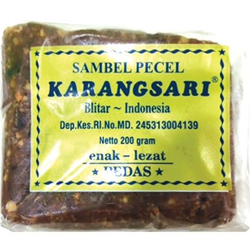 Sambal Pecel Pedas (Blauw) 200g