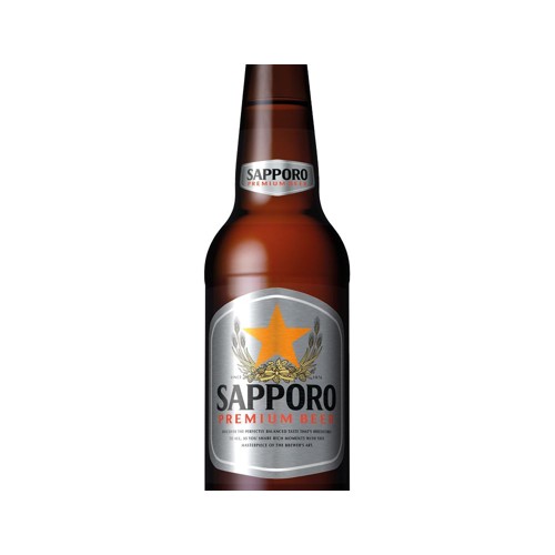 Sapporo  Japans Lager Bier Alc. 4,7% 330ml