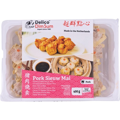 Delico Food  Sieuw Mai met Varkensvlees 400g