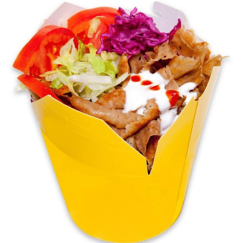 Döner box met kipdöner