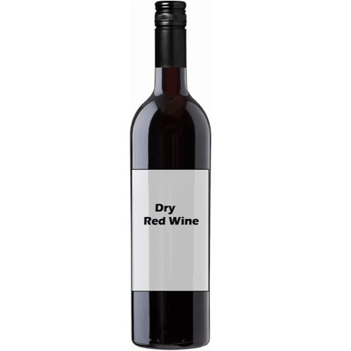 Fles rode wijn