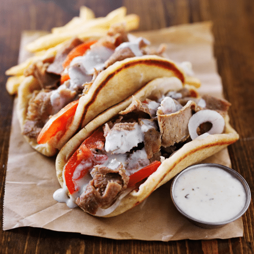 Greek lams gyros