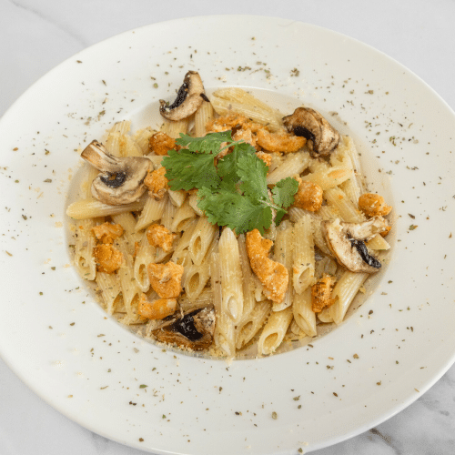 Pasta pollo funghi