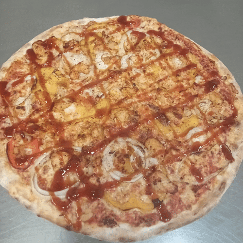 Pizza BBQ chicken