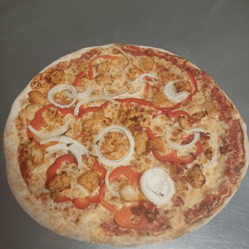 Pizza tandoori pollo