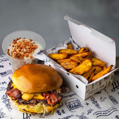 Burger  Side  Dessert Set-Price Menu