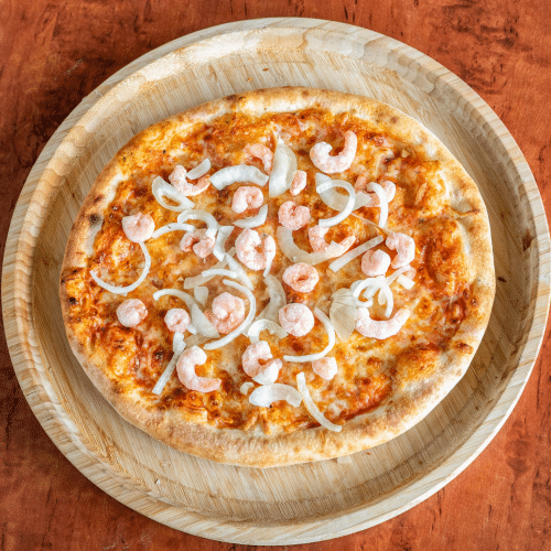 Pizza garnalen