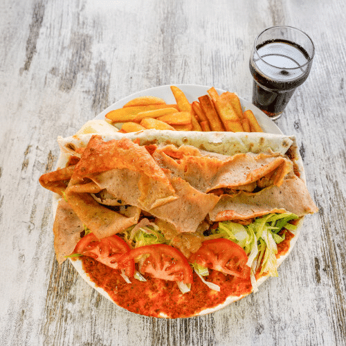 Turkse pizza döner menu