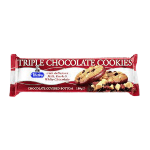Merba Triple Chocolate Cookies 180 gram