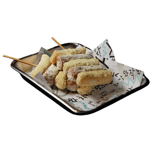 Tteok-kkochi sprinkled cheese 2 sticks