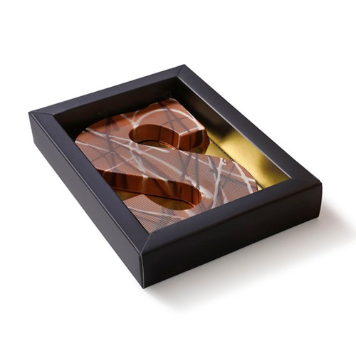 Chocoladeletter zachte hazelnootvulling