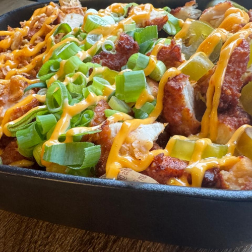 Loaded fries grillworst