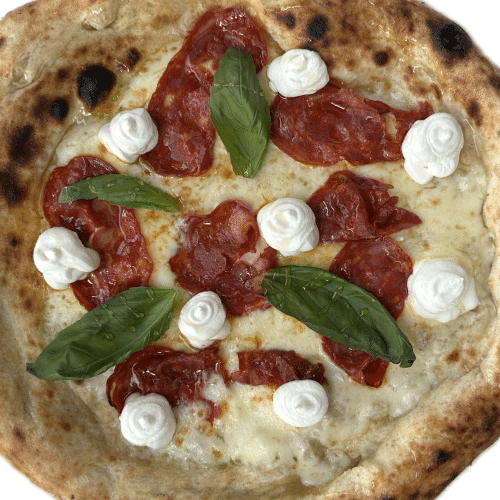 Pizza caprina