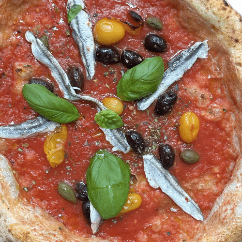 Pizza marinara speciale