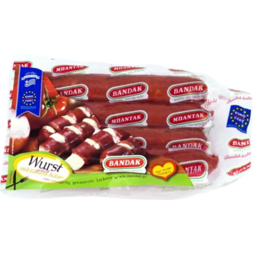 Bandak worstjes met kaas