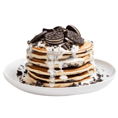 Chocolate cookie pancake bowl