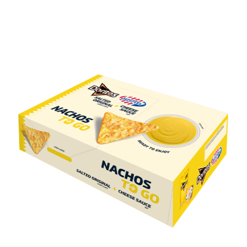 Doritos Nacho to Go Salted & Jimmy's Cheese Sauce
