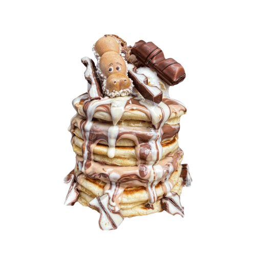 Kinder Bueno pancake bowl
