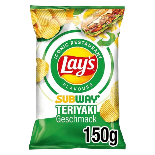 Lays Chips Subway Teriyaki 150 gram